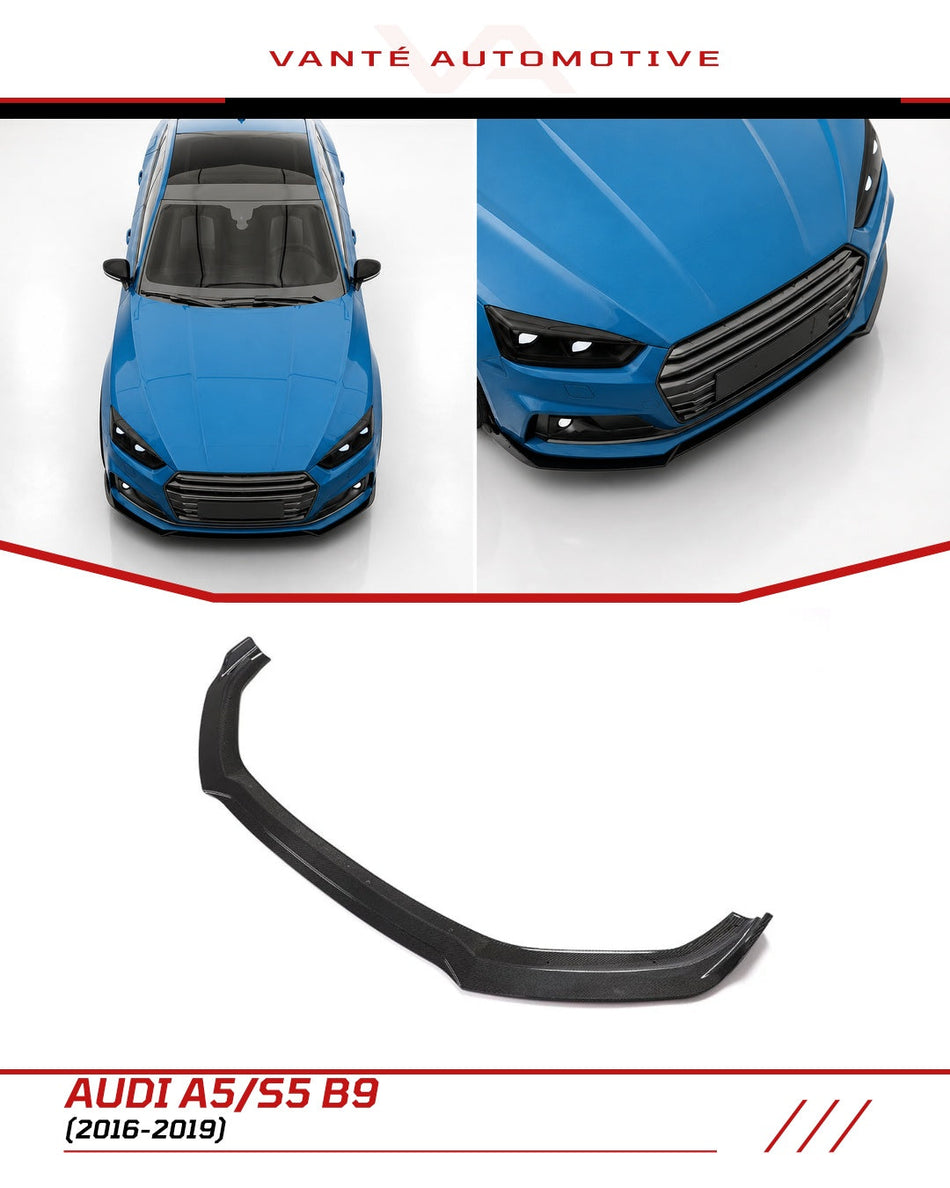 Audi A5 S-Line/S5 B9 Carbon Fibre Front Lip