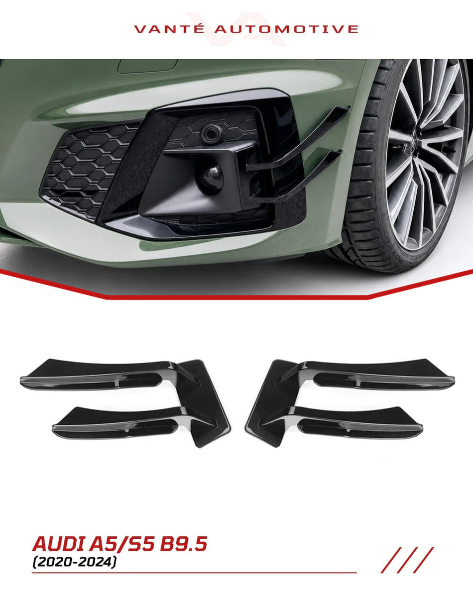 Audi A5/S5 B9.5 Front Bumper Canards/Winglets