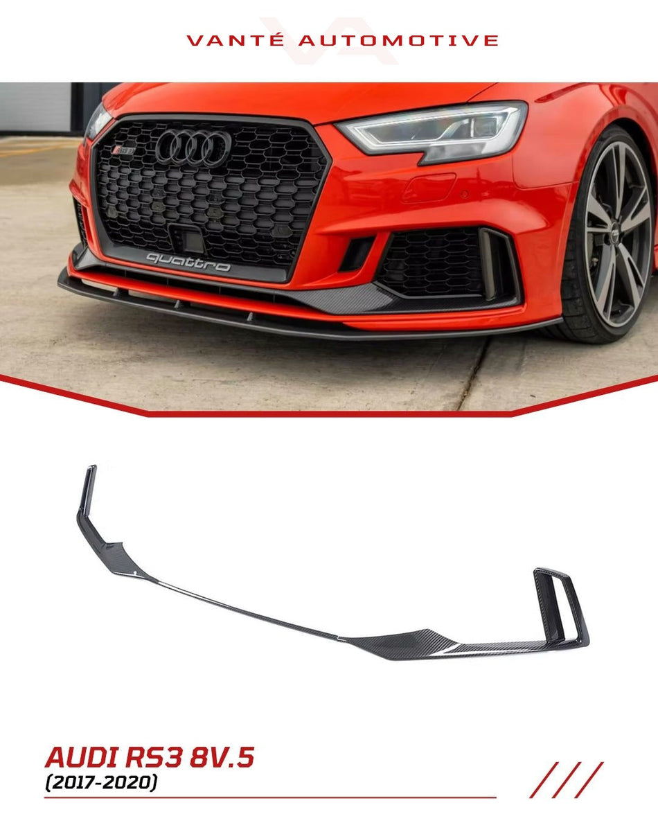 Audi RS3 8V.5 Carbon Fiber Front Bumper Vent Trim