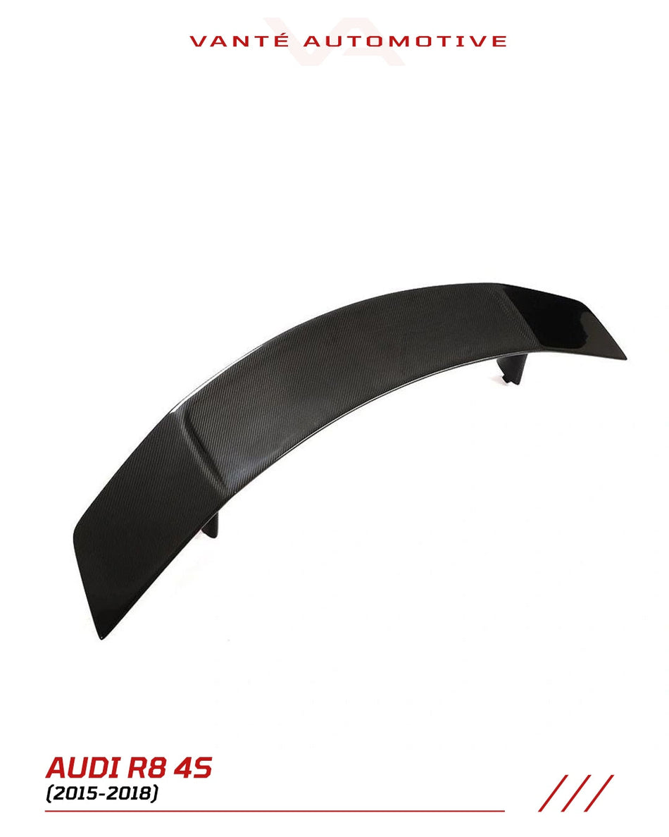 Audi R8 4S Carbon Fiber Rear Spoiler Wing V2