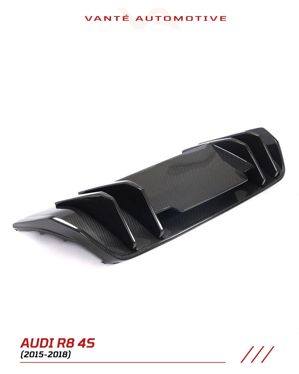 Audi R8 4S Carbon Fiber Rear Diffuser V2