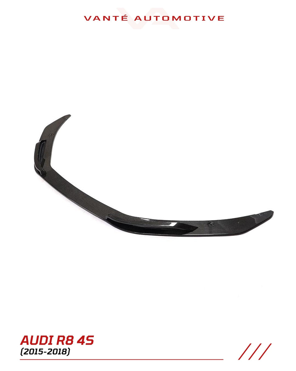 Audi R8 4S Carbon Fiber Front Splitter Lip V2