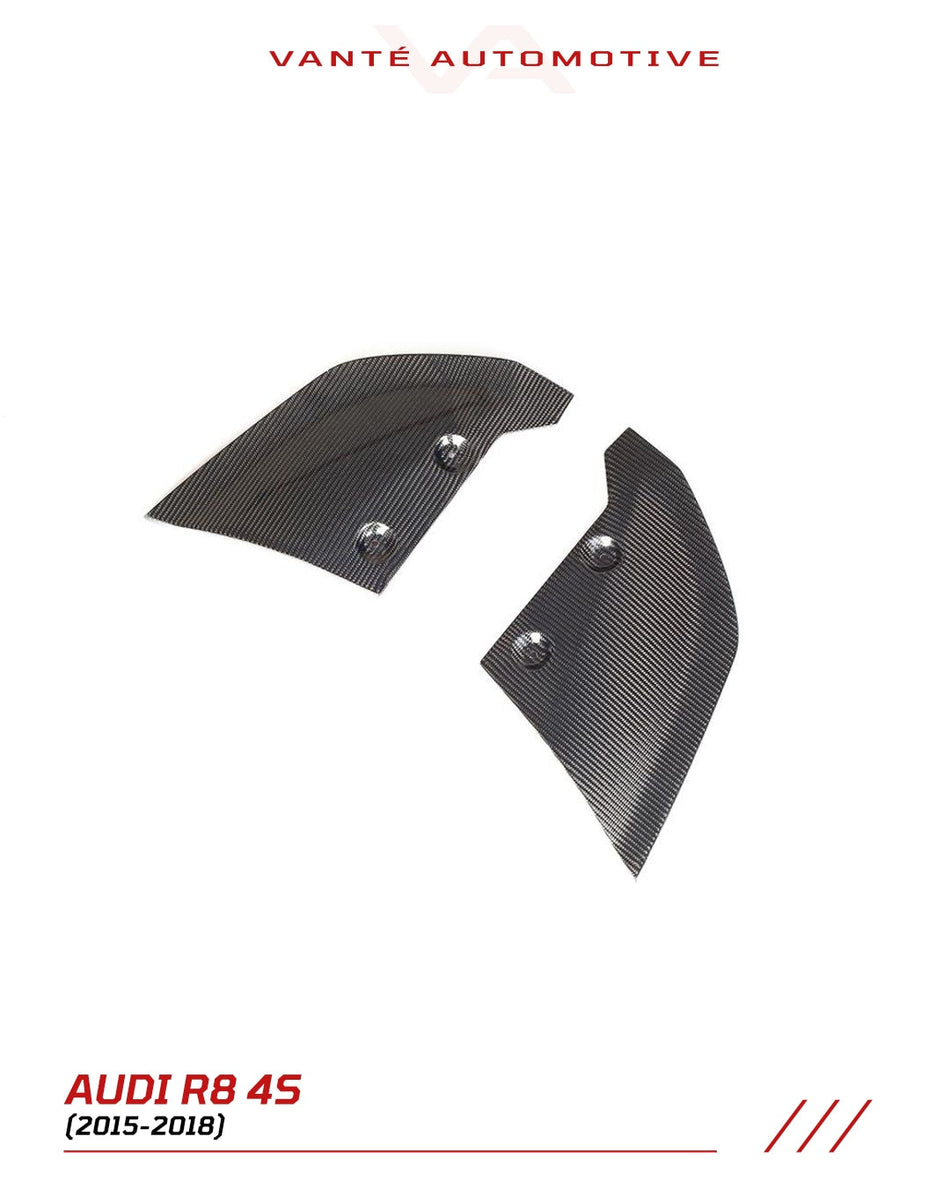 Audi R8 4S Carbon Fiber Rear Bumper Splitter