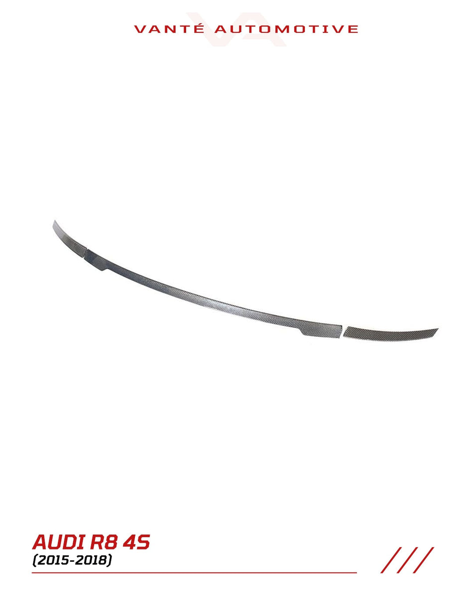 Audi R8 4S Carbon Fiber Rear Spoiler Wing