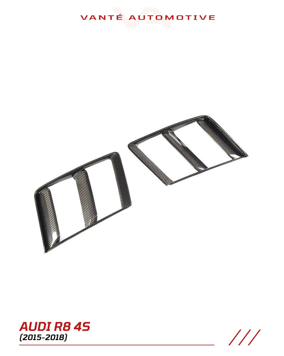 Audi R8 4S Carbon Fiber Front Bumper Side Air Vents
