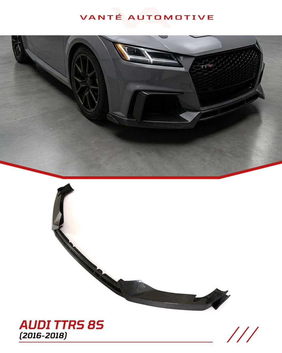 Audi TTRS 8S Carbon Fiber Front Splitter Lip