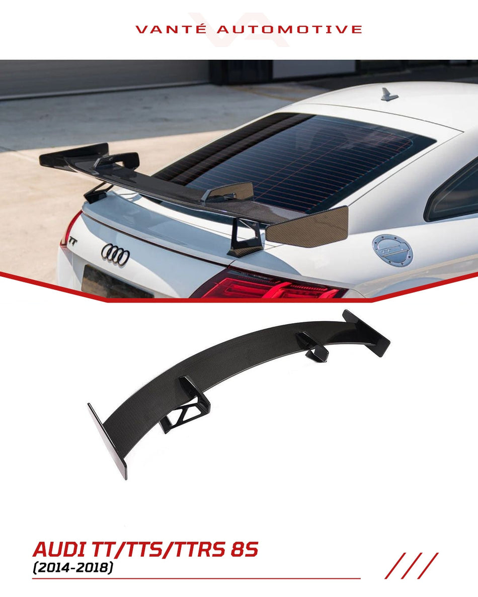 Audi TT/TTS/TTRS 8S Carbon Fiber Rear Wing Spoiler Sport