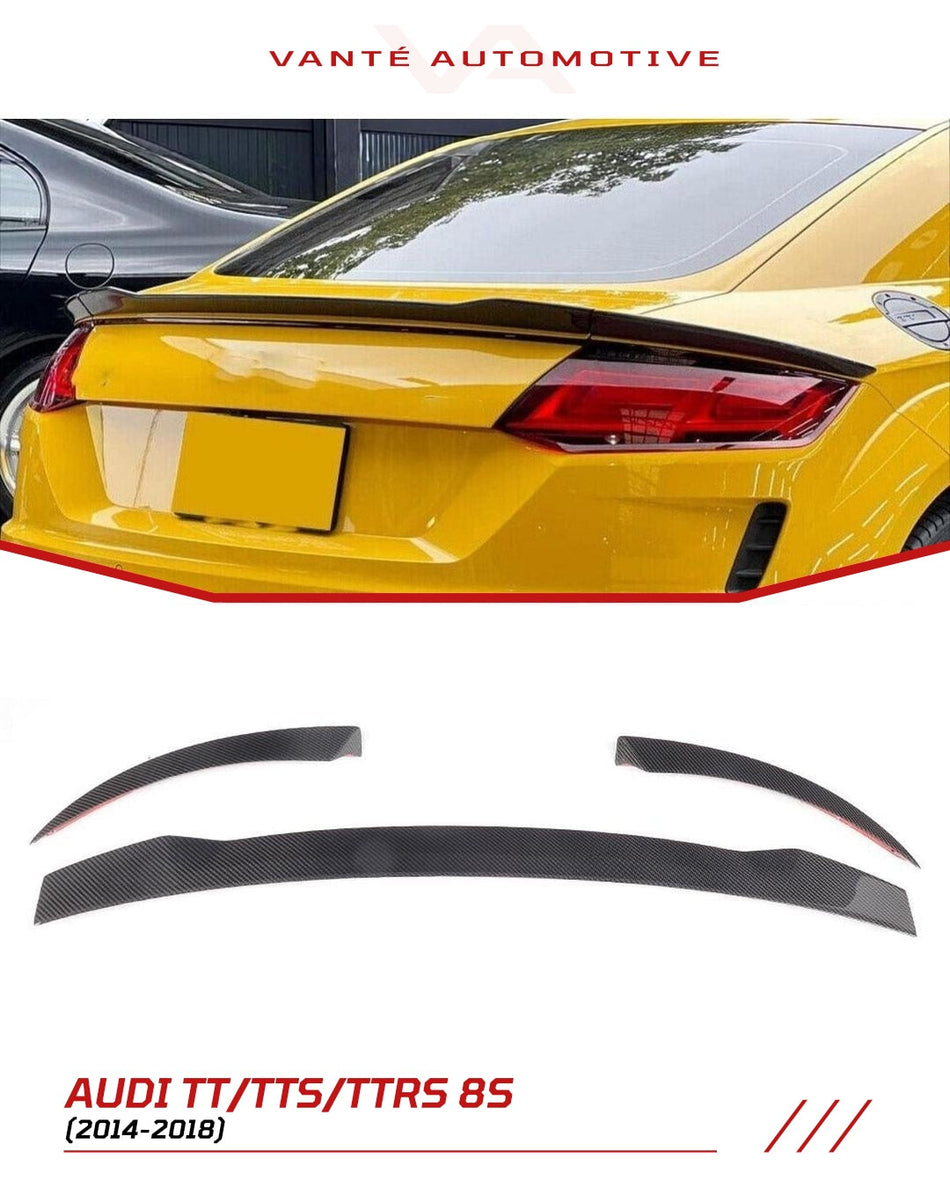 Audi TT/TTS/TTRS 8S Carbon Fiber Rear Wing Spoiler