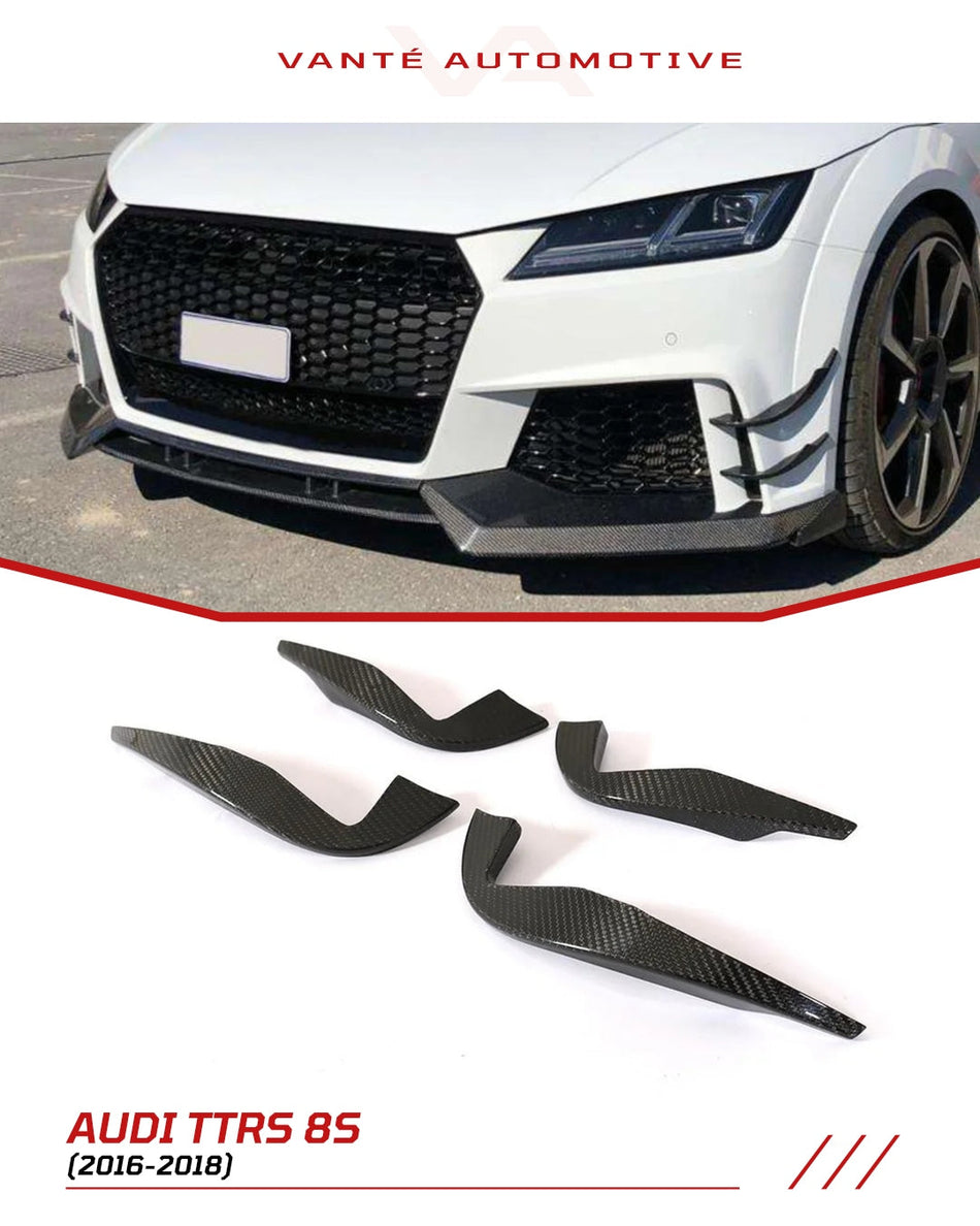Audi TTRS 8S Carbon Fiber Front Canards/Winglets