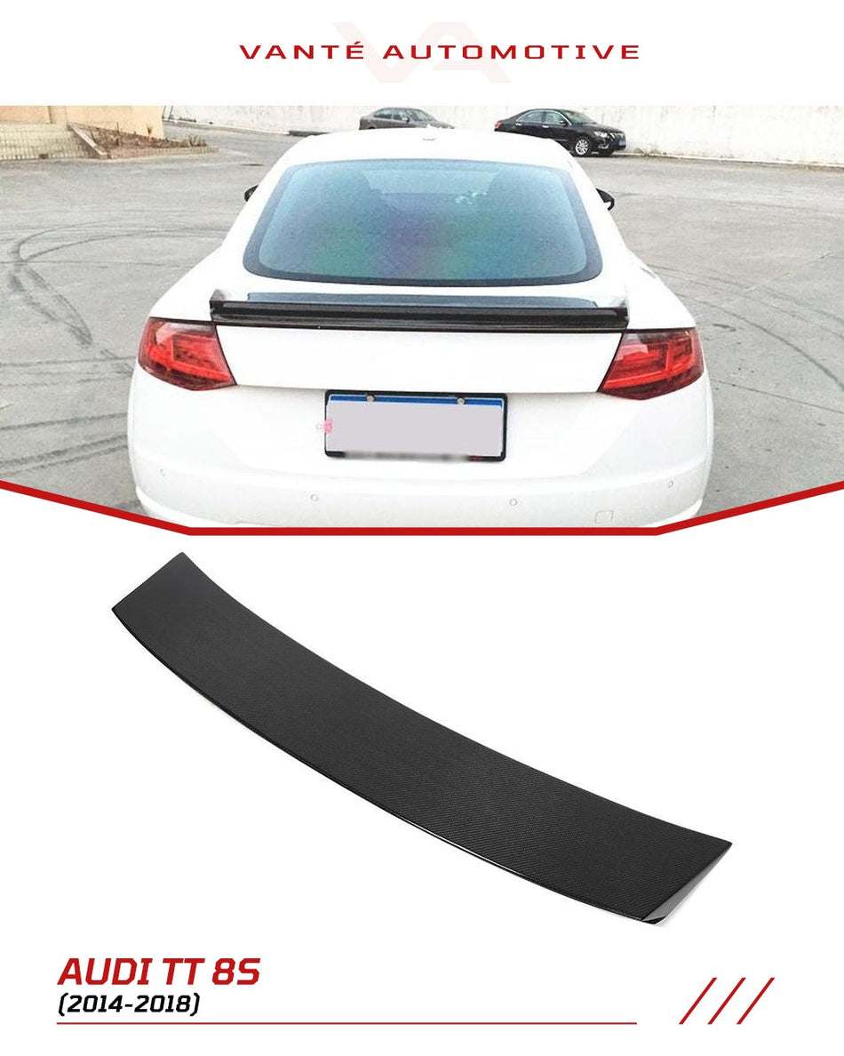 Audi TT 8S Carbon Fiber Rear Spoiler Wing