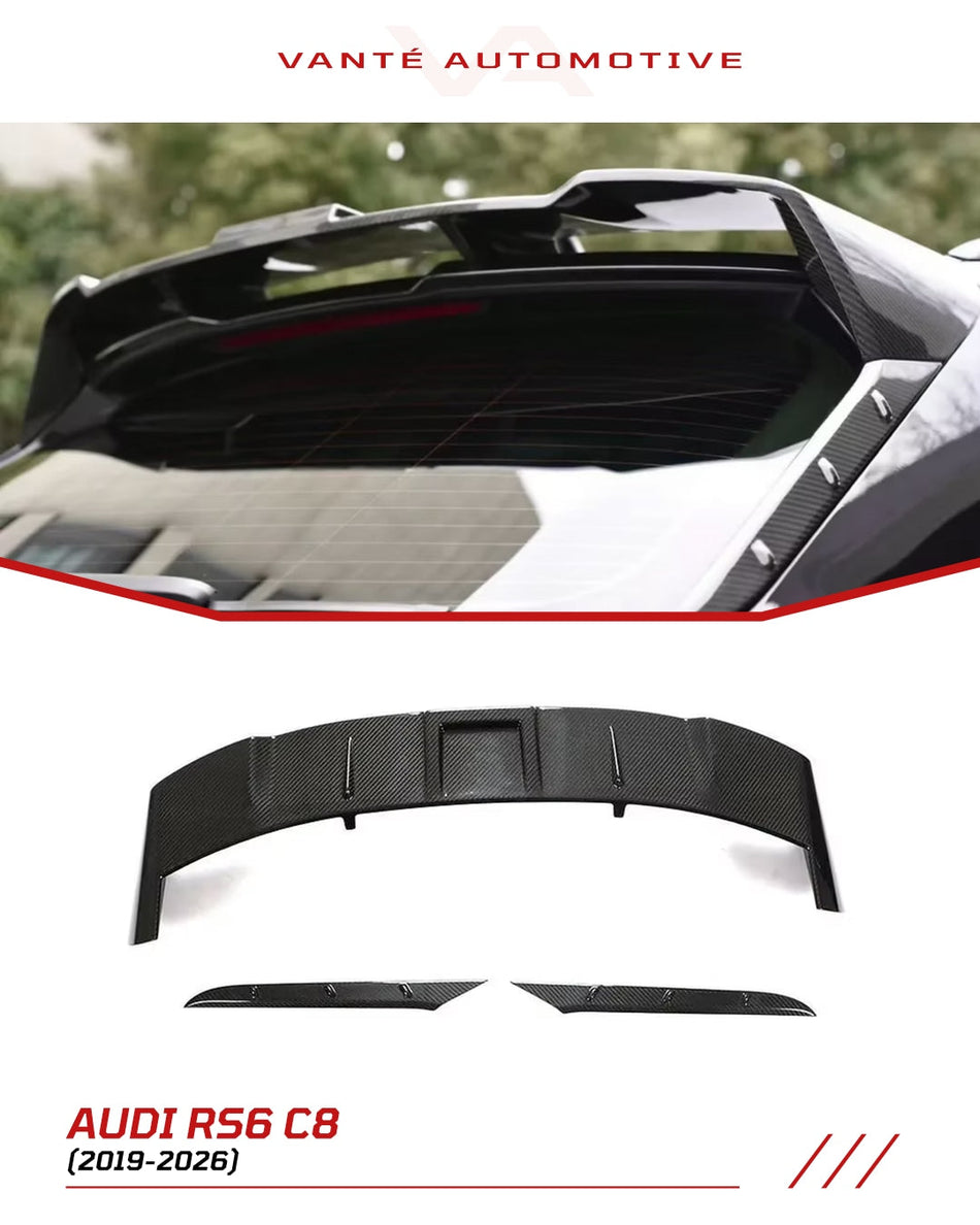 Audi A6/S6/RS6 C8 Carbon Fiber Rear Wing Spoiler