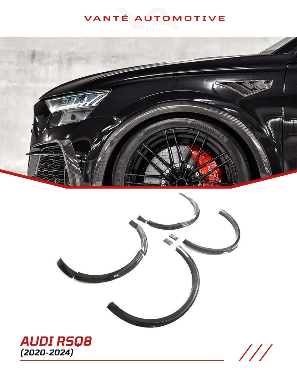 Audi RSQ8 4M Carbon Fiber Wheel Arch Trims