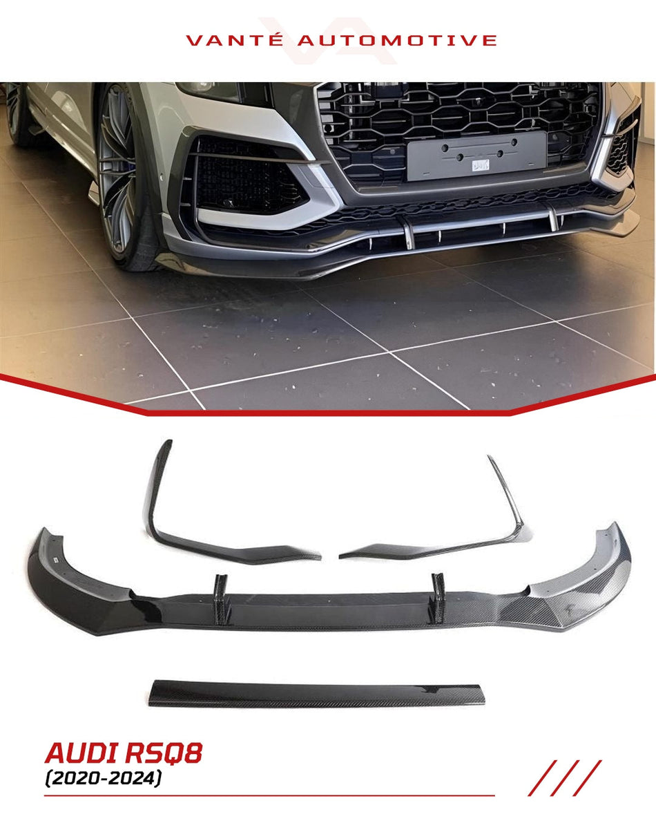 Audi RSQ8 4M Carbon Fibre Front Lip Splitter