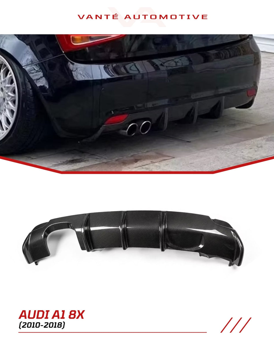 Audi A1 8X Carbon Fibre Rear Diffuser