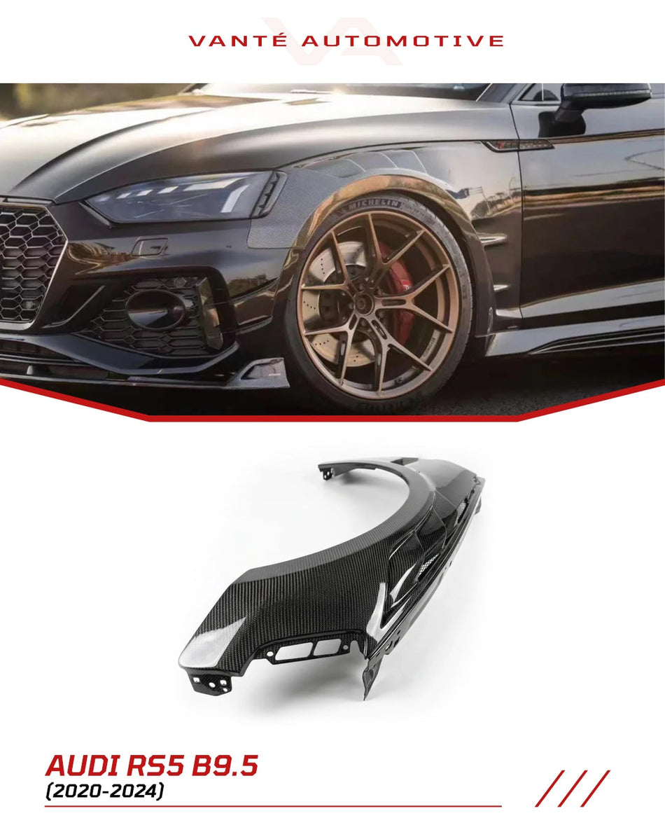Audi RS5 B9.5 Carbon Fibre Front Fender Replacement