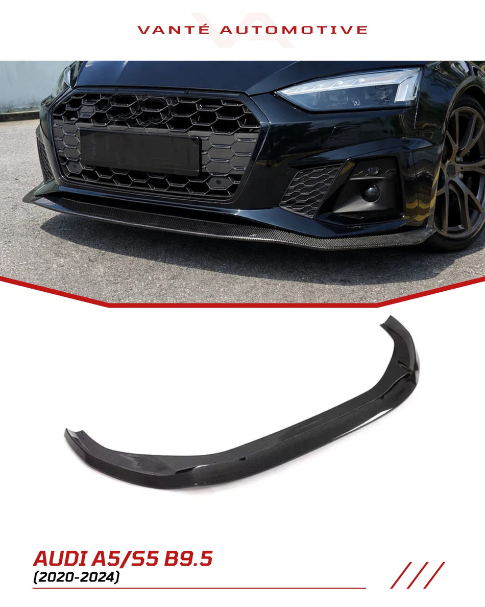Audi A5/S5 B9.5 Carbon Fibre Front Splitter/Lip