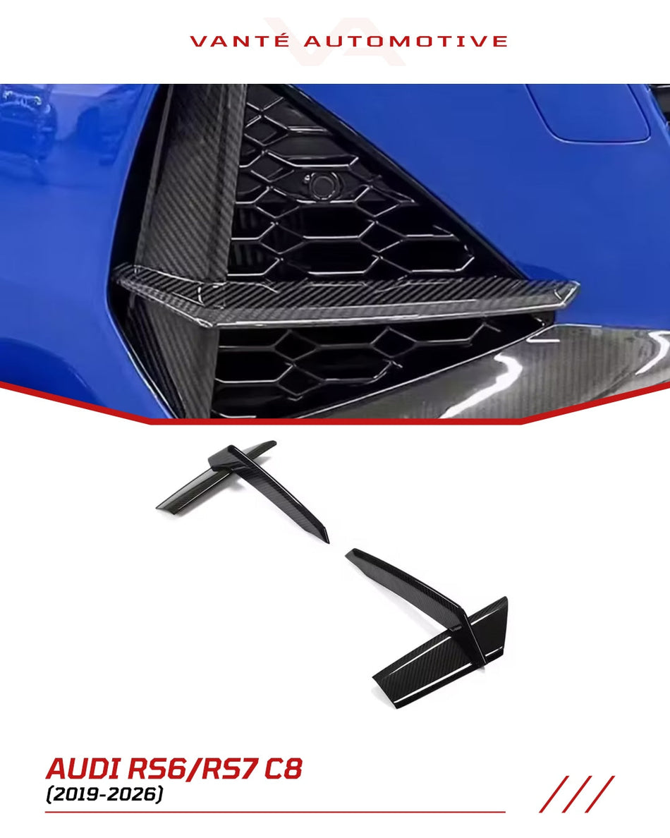 Audi RS6/RS7 C8 Front Vent Wings/Canards