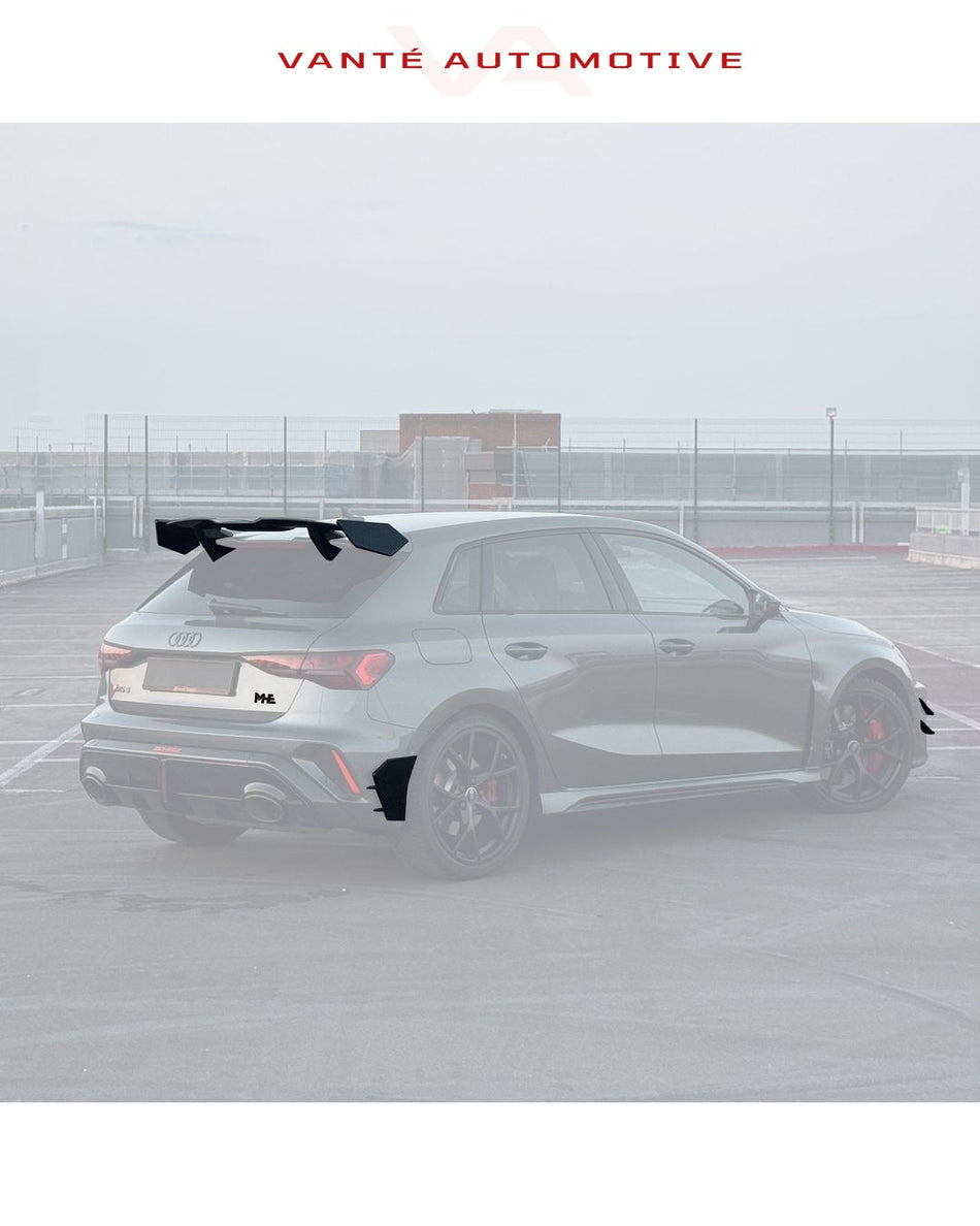 Audi RS3 8Y Aerokit Bodykit (REAR WING, AEROBLADES, CANARDS)