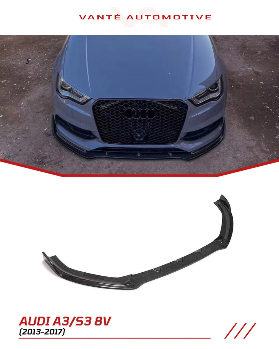 Audi A3 S-Line & S3 8V.5 Carbon Fiber Front Splitter Lip