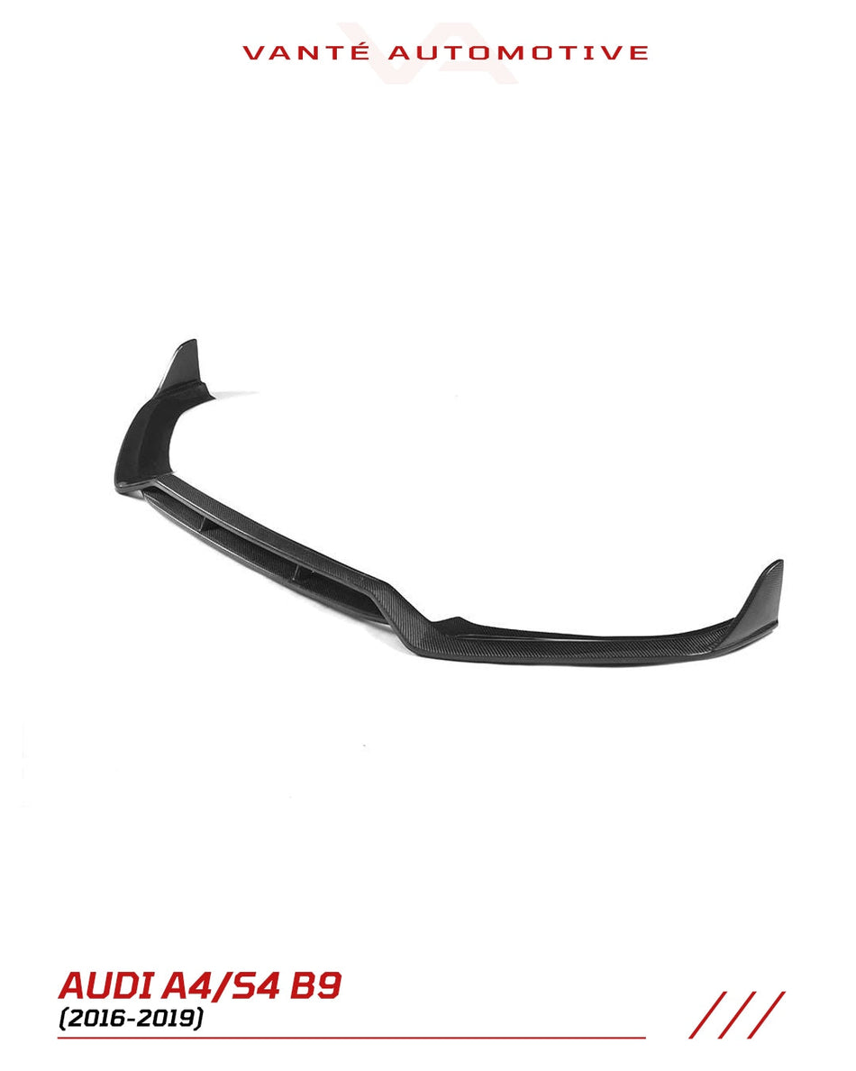 Audi A4 S-Line/S4 B9 S-Line Carbon Fibre Front Bumper Lip Splitter