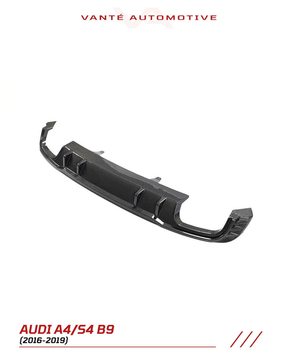 Audi A4 S-Line/S4 B9 Carbon Fibre Rear Diffuser Lip