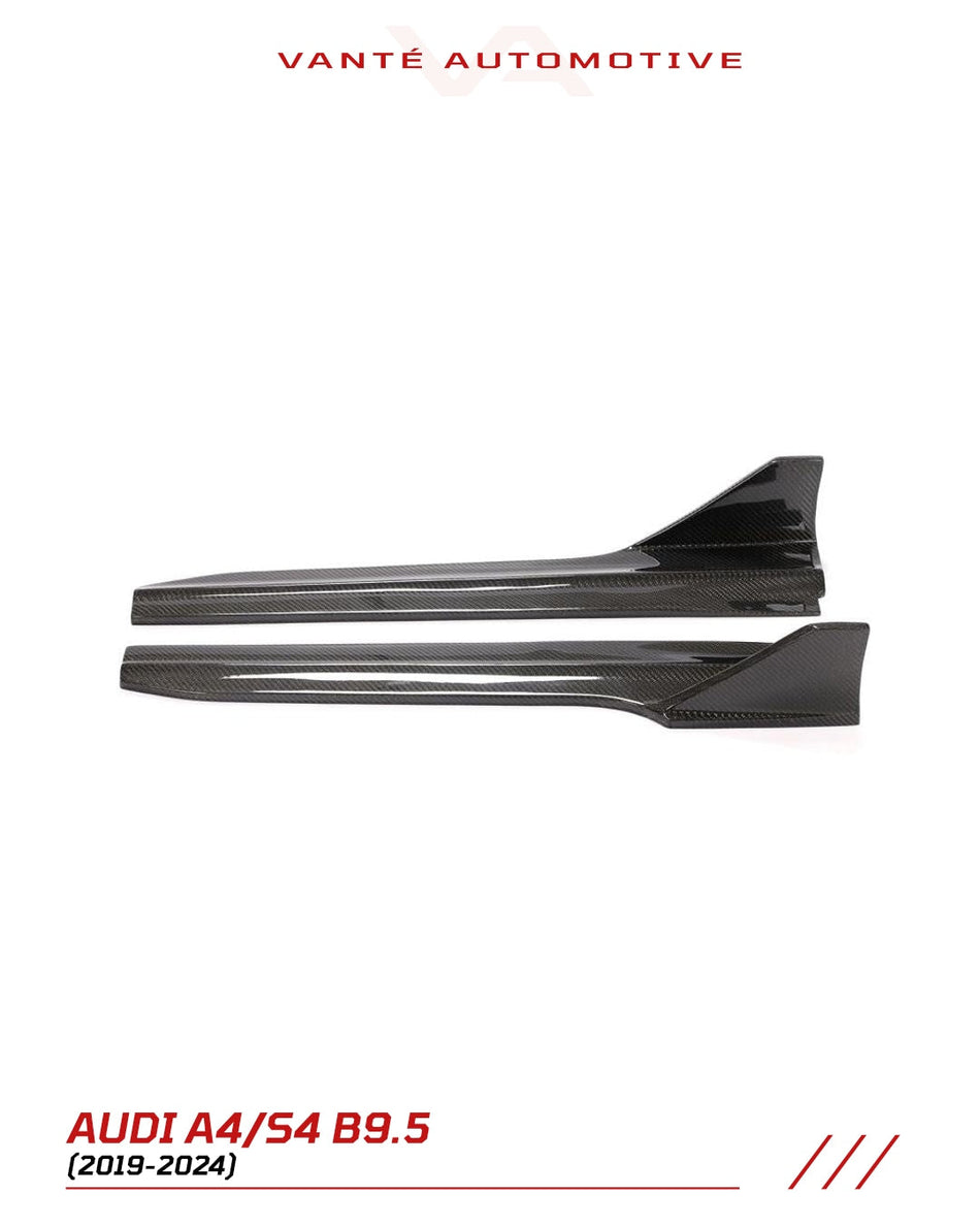 Audi A4 S-Line / S4 B9.5 Carbon Fibre Side Skirts Extension