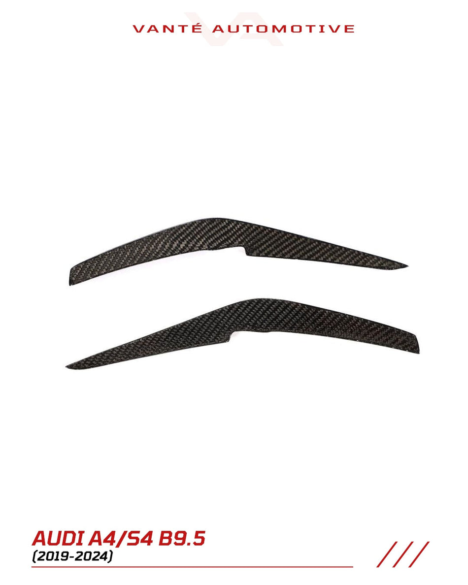 Audi A4 S-Line / S4 B9.5 Carbon Fibre Front Bumper Canards