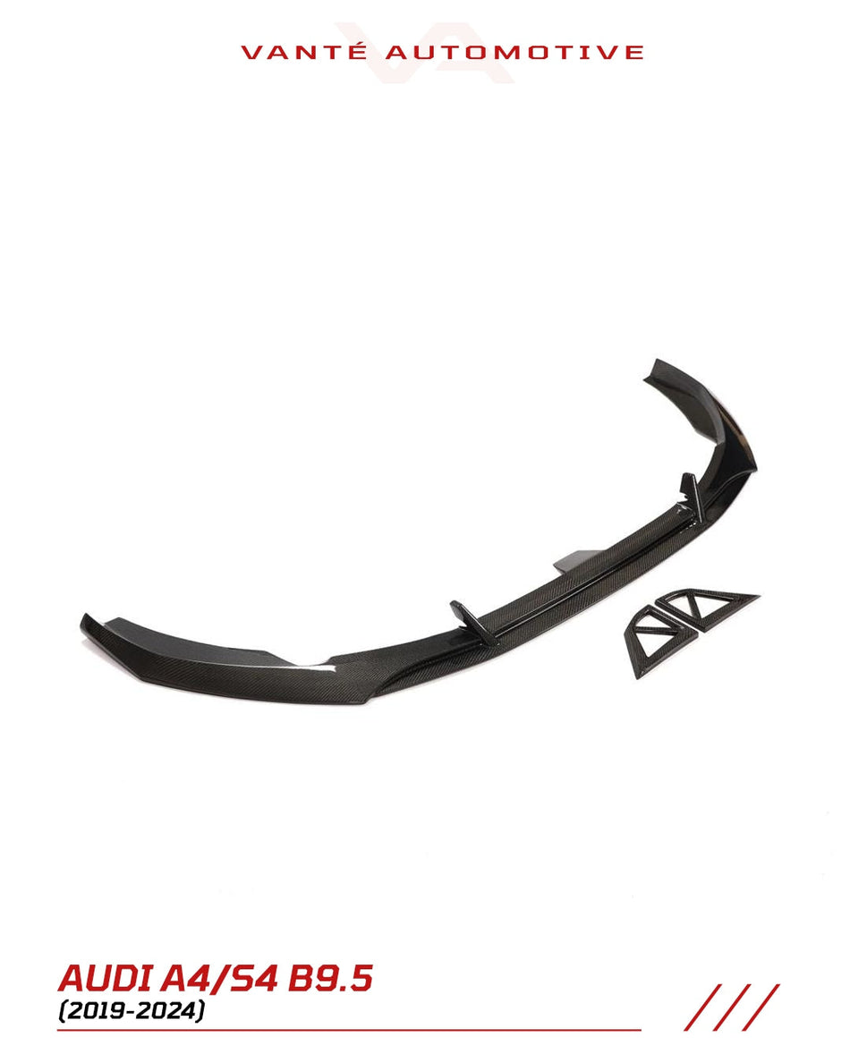 Audi A4 S-Line S4 B9.5 Carbon Fibre Front Bumper Lip