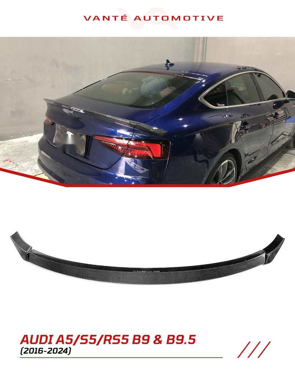 Audi A5/S5 B9 and B9.5 Sportback Carbon Fibre Spoiler