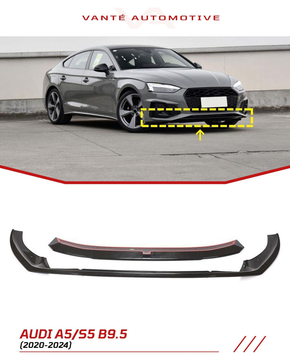 Audi A5 S-Line/S5 B9.5 Dry Carbon Fibre Front Lip