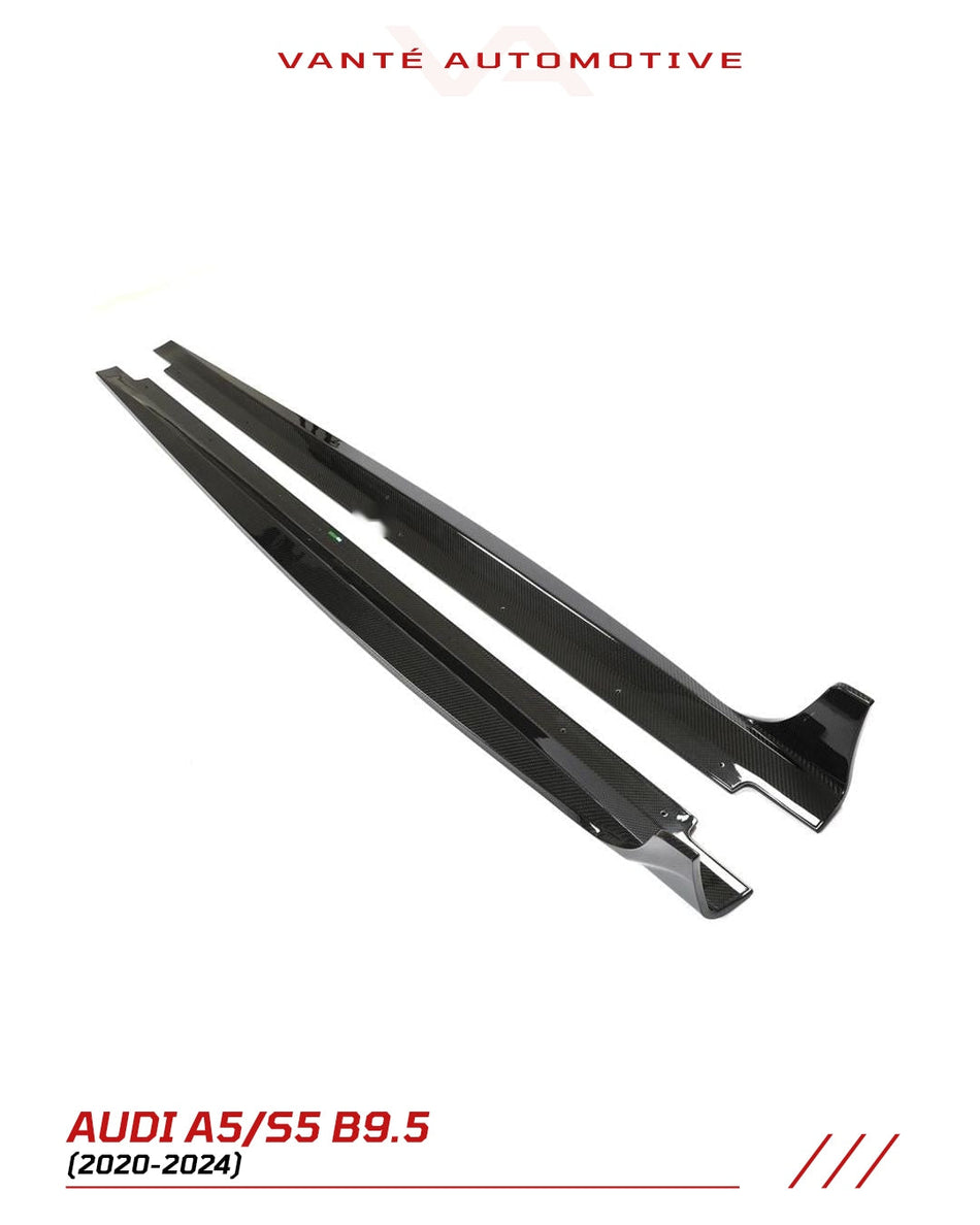 Audi A5 S-Line/S5 B9.5 Sportback Dry Carbon Fibre Side Skirts