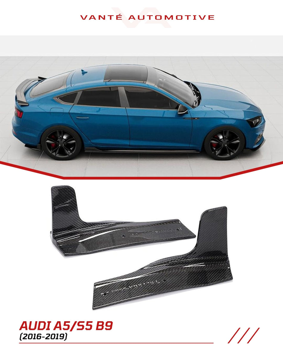 Audi A5 S5 B9 Carbon Fibre Rear Splitter