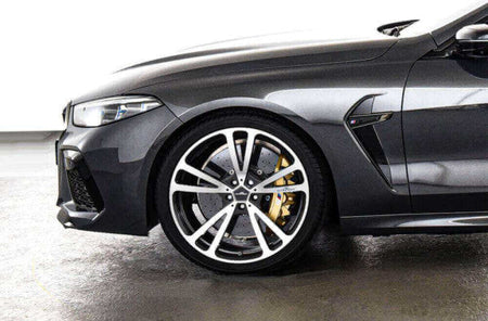 AC Schnitzer 21" wheel & tyre set AC3 FlowForming silver-anthracite Michelin for BMW M8 F91 Convertible, F92 Coupe (82402917127)