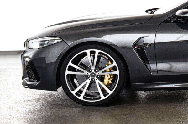 AC Schnitzer 21" wheel & tyre set AC3 FlowForming silver-anthracite Michelin for BMW M8 F91 Convertible, F92 Coupe (82402917127)