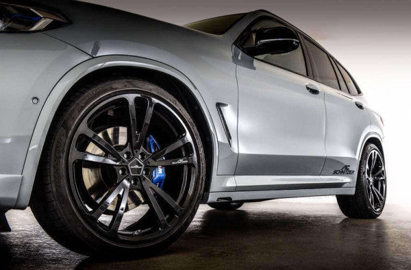 AC Schnitzer 21" wheel & tyre set AC3 FlowForming black Continental for BMW X4M F98 (82402977108)