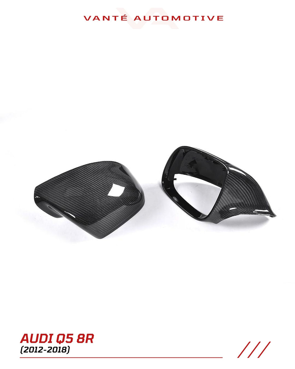 Audi Q5 8R Carbon Fibre Rearview Mirror Covers (LHD ONLY)