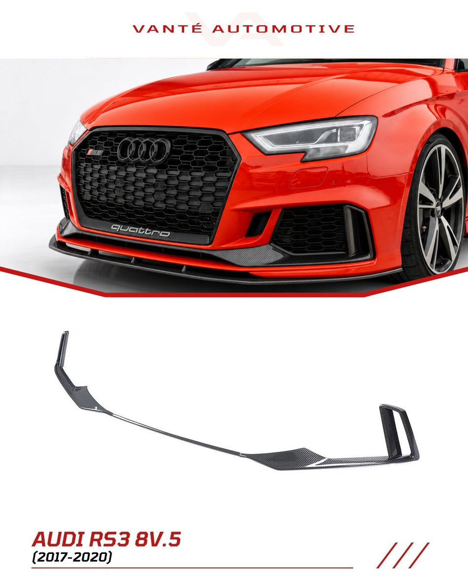 Audi RS3 8V.5 Carbon Fiber Front Bumper Vent Trim
