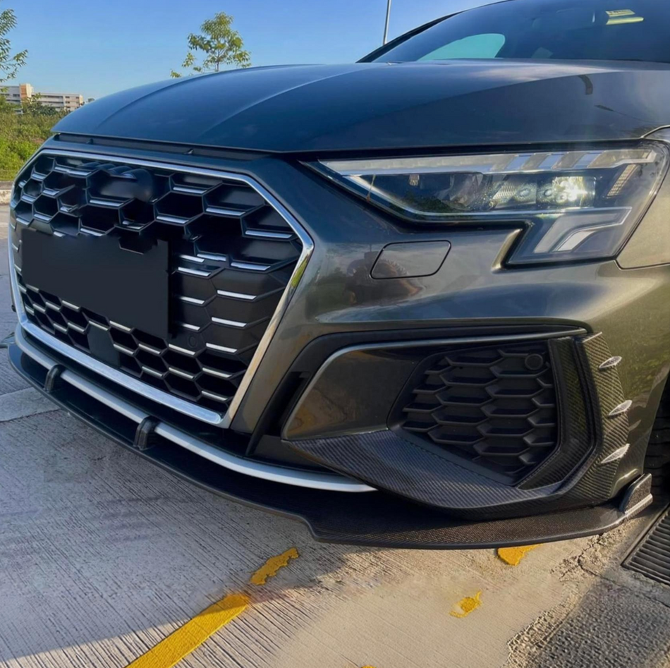 Audi S3 8Y Carbon Fibre Front Splitter Lip