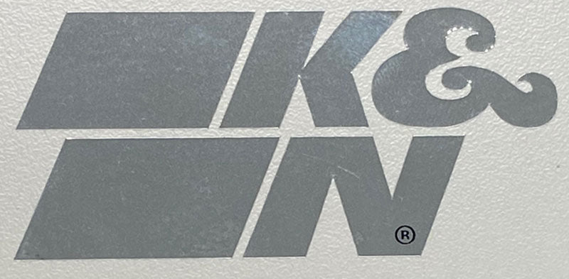 K&N Decal/Sticker Die Cut Chrome (89-0003-1)