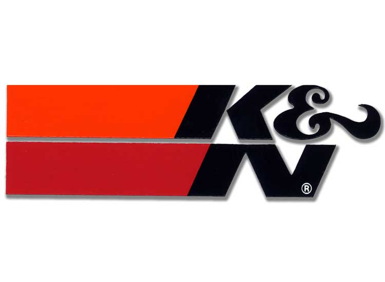 K&N Decal/Sticker High Temp Black (89-16021)