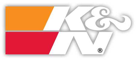 K&N Decal/Sticker White Large (89-16181)