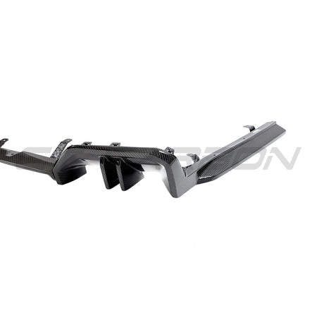 BMW 5 SERIES G60 & i5 2023+ CARBON FIBRE DIFFUSER - MP-Diffuser-CT CARBON-CT Carbon - High-quality carbon fiber and gloss black aerodynamic parts for premium sports and luxury vehicles.