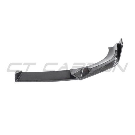 BMW X3M/X4M F97/F98 LCI 2022+ CARBON FIBRE SPLITTER-Splitter-CT CARBON-CT Carbon - High-quality carbon fiber and gloss black aerodynamic parts for premium sports and luxury vehicles.