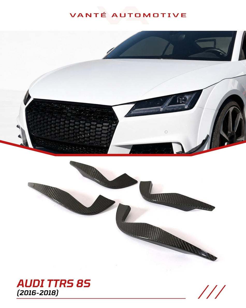 Audi TTRS 8S Carbon Fiber Front Canards/Winglets