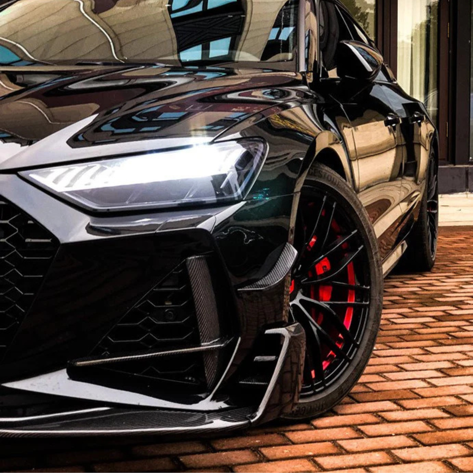 Audi RS6/RS7 C8 Carbon Fiber Front Splitter Lip V3