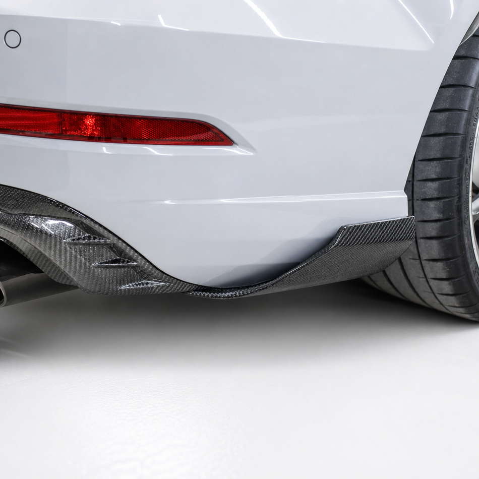 Audi RS3 8V.5 Carbon Fiber Rear Bumper Splitter Blades