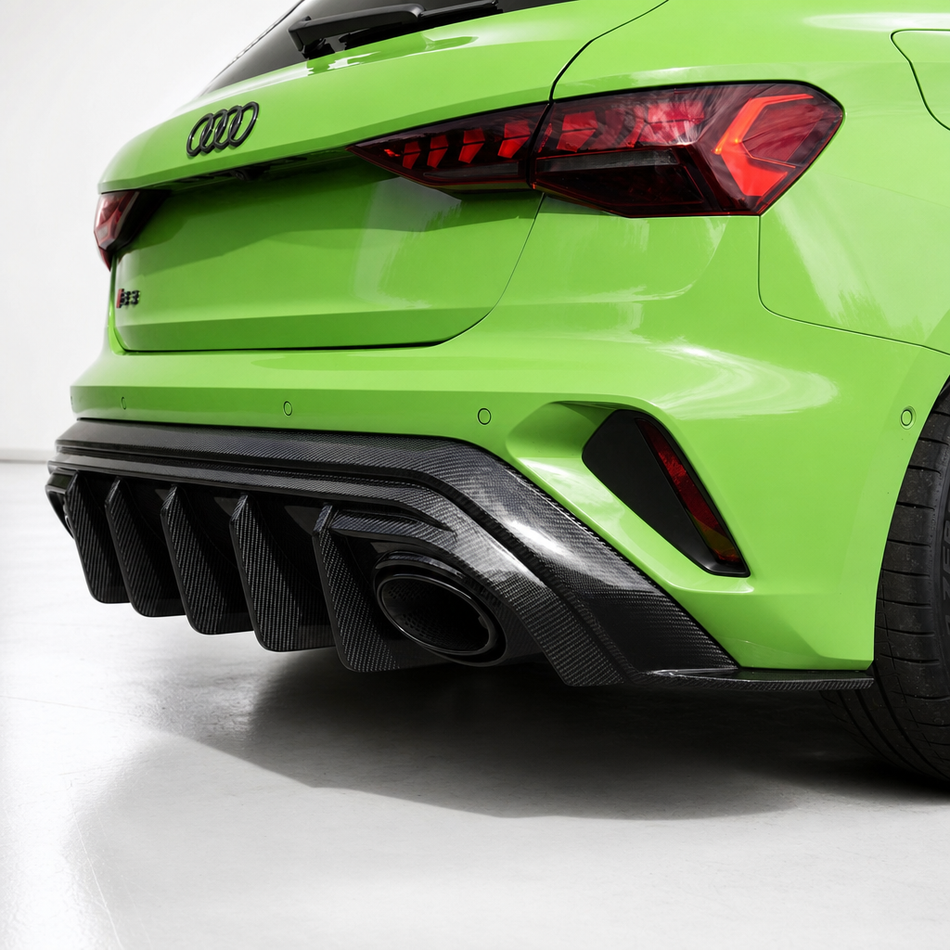Audi RS3 8Y.5 Facelift Carbon Fibre Rear Diffuser