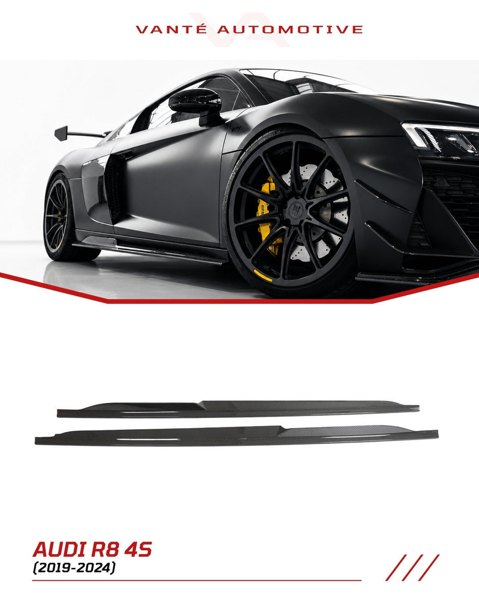 Audi R8 4S FL Carbon Fiber Side Skirts