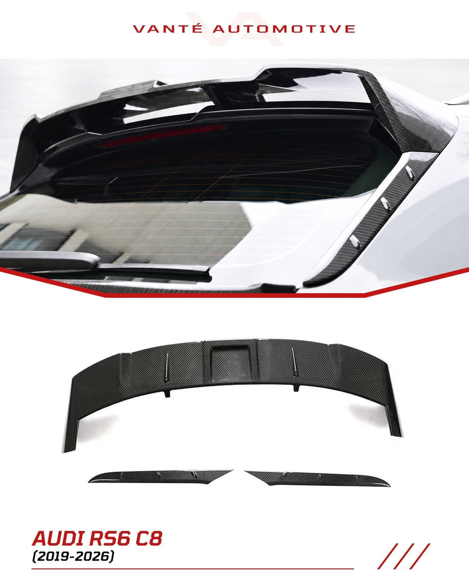 Audi A6/S6/RS6 C8 Carbon Fiber Rear Wing Spoiler