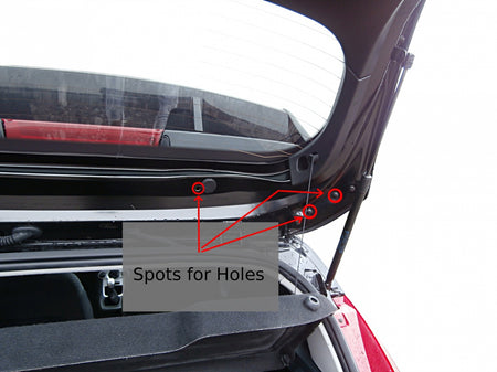 Roof Spoiler (Focus RS Look) Ford Fiesta Mk7